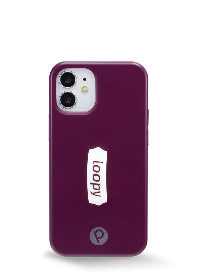 The iPhone 12 Mini Wine Loopy Case.