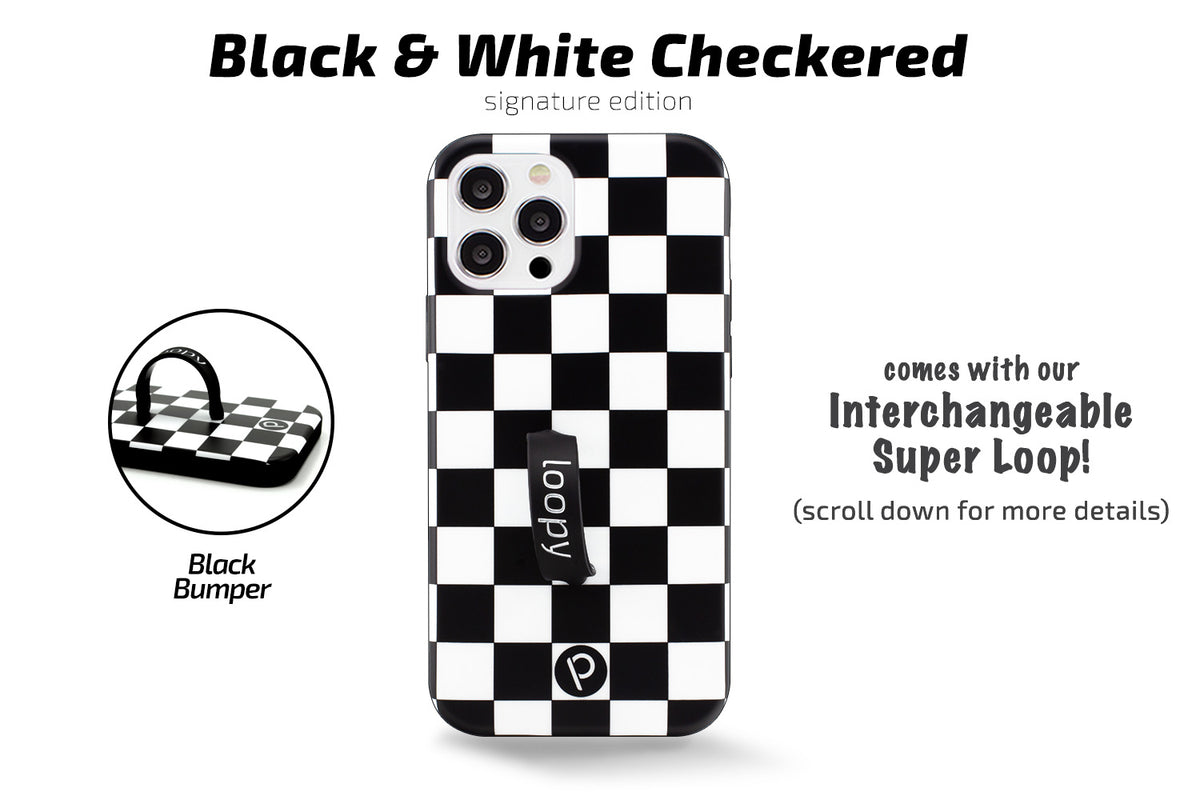 .com: Yellow Daisy Checkerboard Phone Case Compatible with
