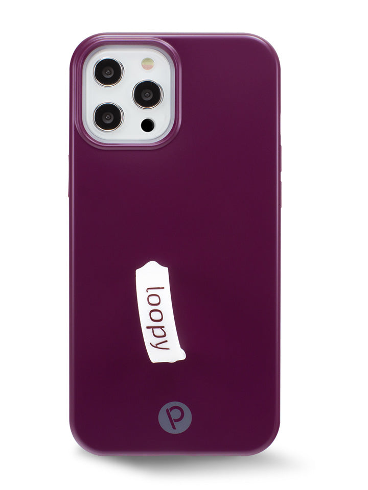 The iPhone 12 Pro Max Wine Loopy Case.