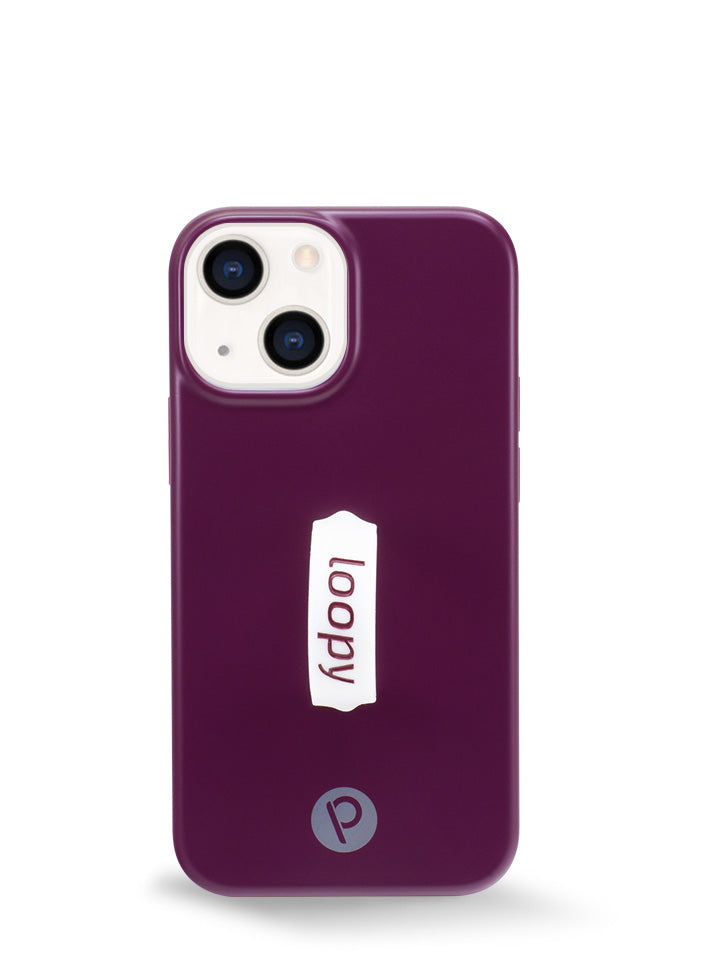 The iPhone 13 Mini Wine Loopy Case.