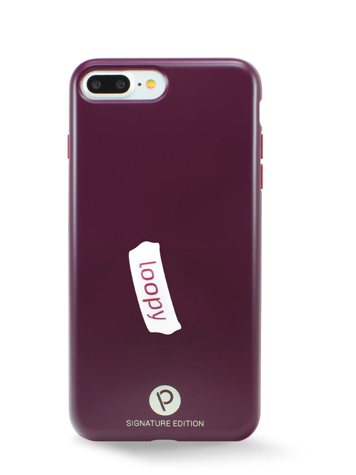 The iPhone 5/7/8 Plus Wine Loopy Case.