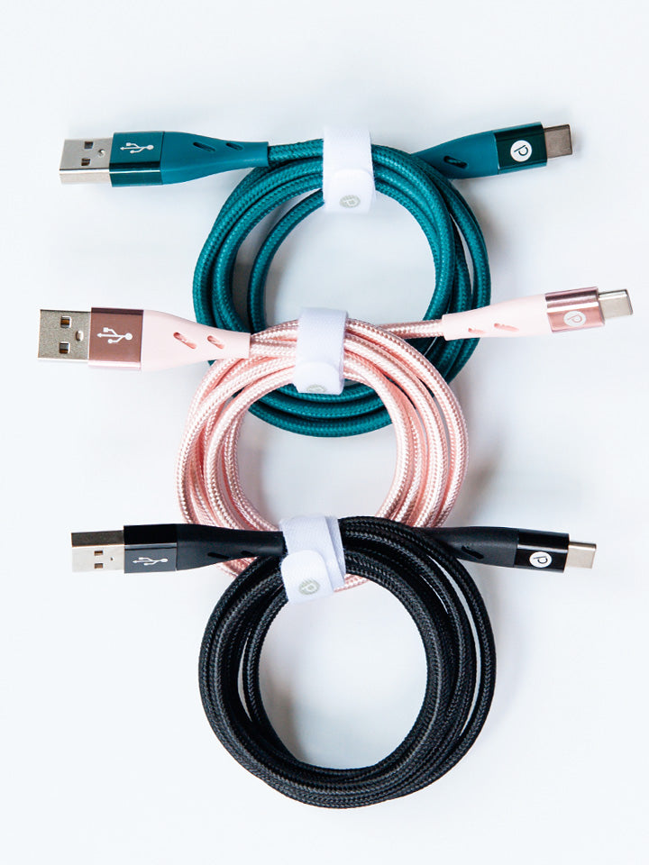 The Loopy Cases Type C to USB-A Charging Cables.