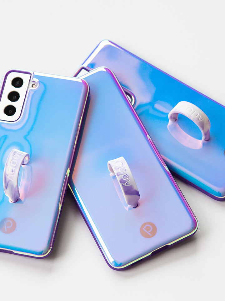 Three Violet Quartz Loopy Cases. || feature-media