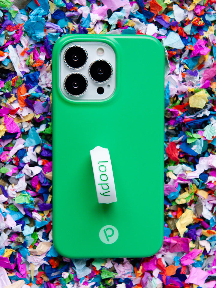 A Loopy Green Loopy Case. || feature-media