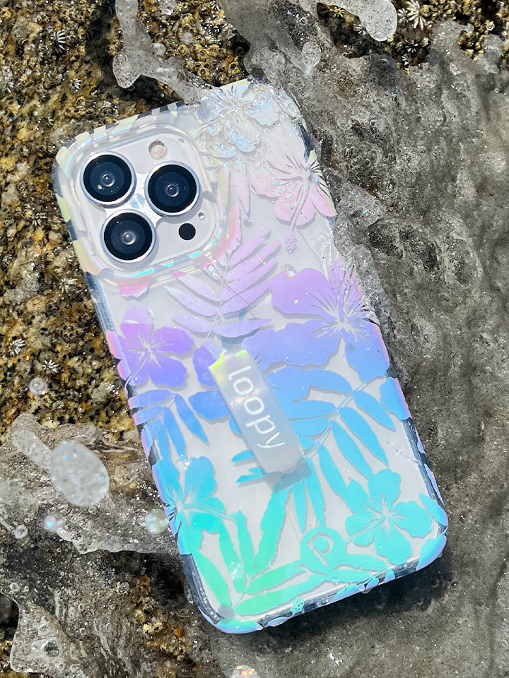 A Clear Pearl Paradise Loopy Case. || feature-media