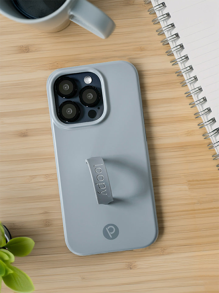 A Cool Gray Loopy Case.|| feature-media