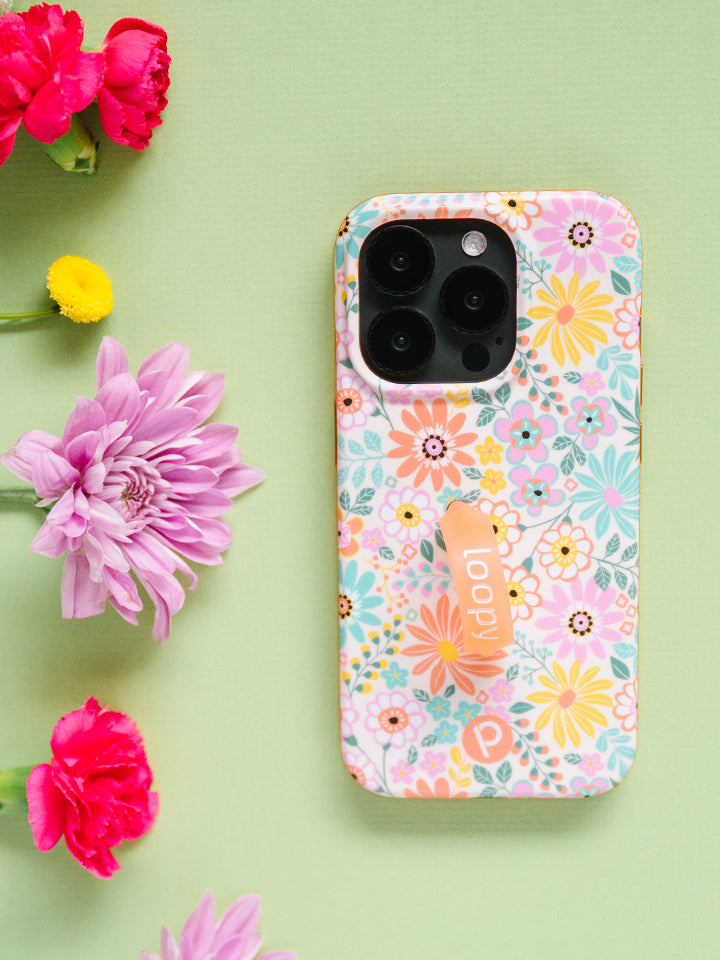 **Loopy Apple store Case iPhone 13 Pro Max Daisies Daisy & Extra Loop Bundle