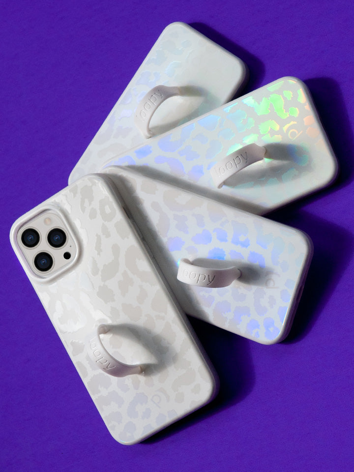 Four Opal Leopard Loopy Cases.|| feature-media