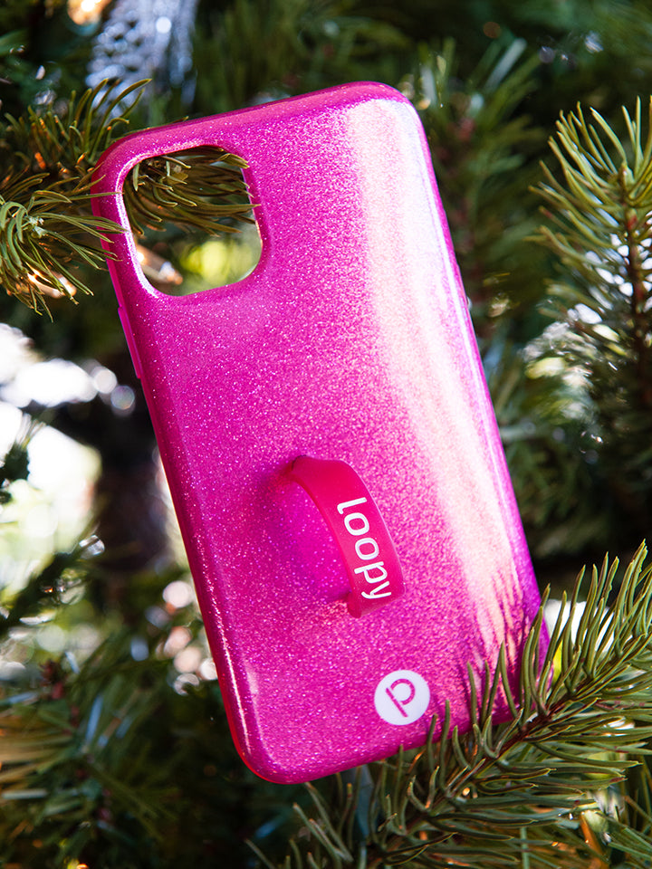 A Sparkle Hot Pink Loopy Case.|| feature-media