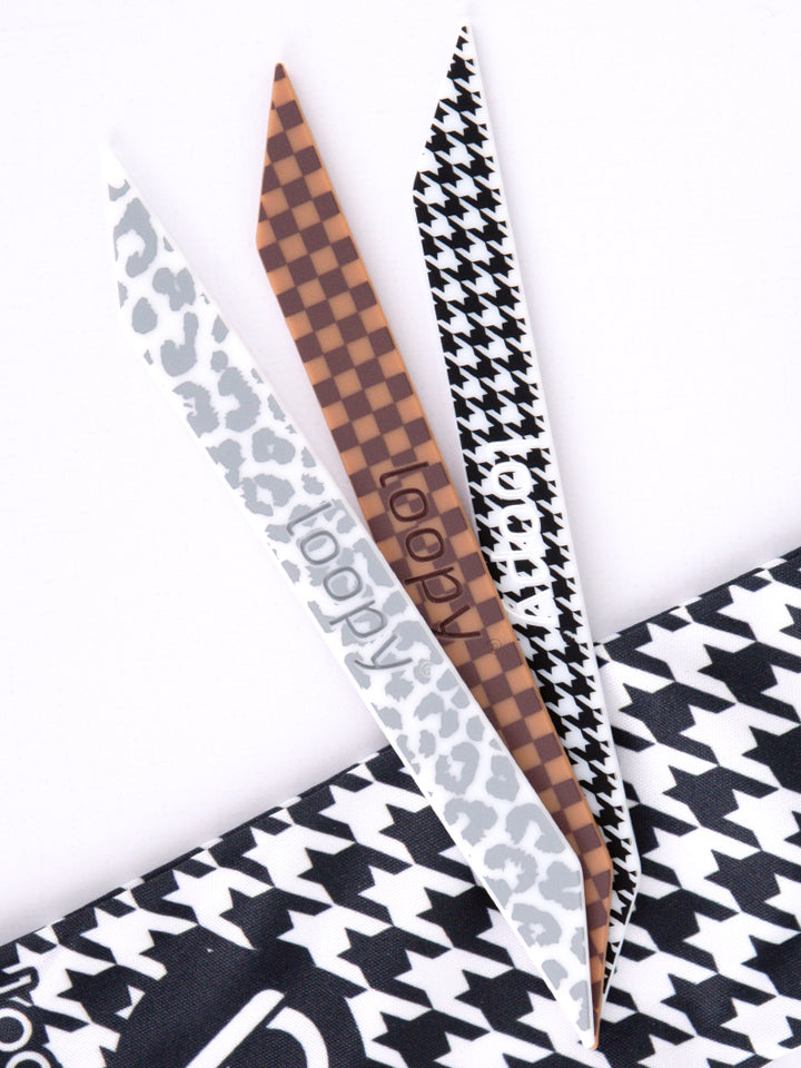 The Loopy Cases Houndstooth Loop Pack.