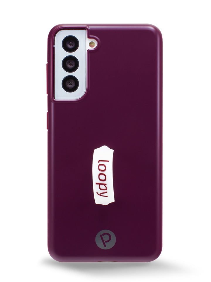 The Samsung Galaxy S21 Wine Loopy Case.