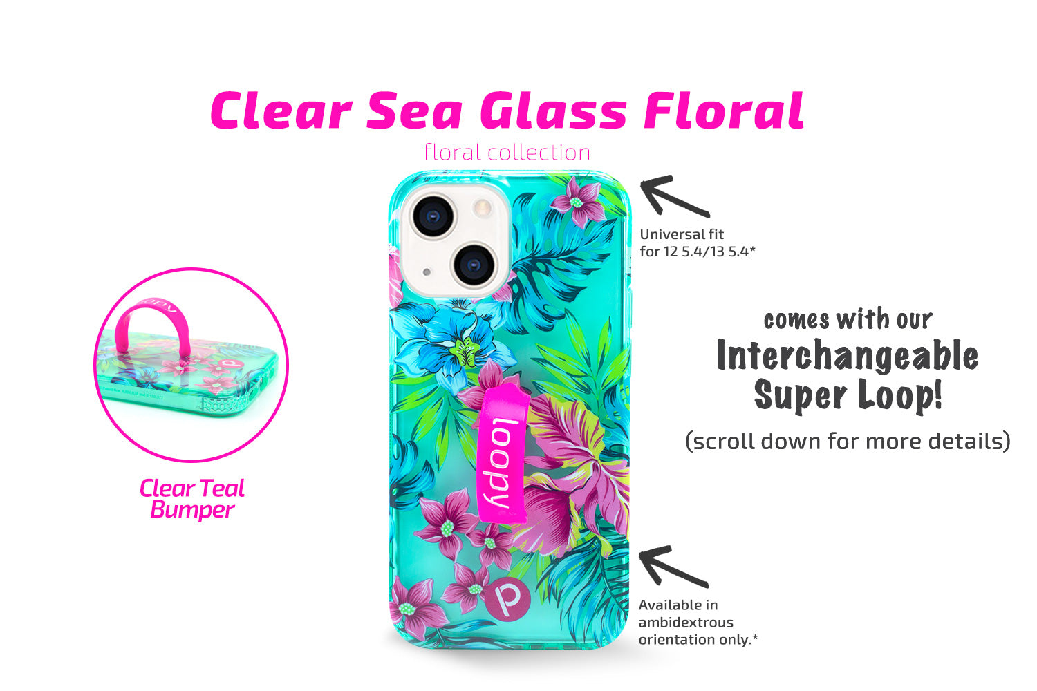 Best Clear iPhone 13/12 Mini Case, Loopy Cases